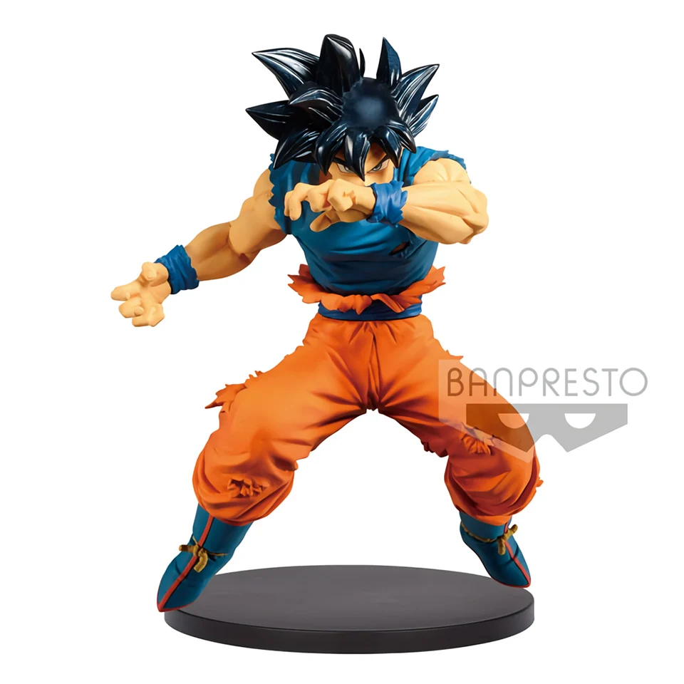 Goku Tronzo Оригинальная фигурка Banpresto Dragon Ball Super Blood Of Saiyan BOS Goku Ultra Instinct ПВХ фигурка модель куклы игрушки - Цвет: Goku