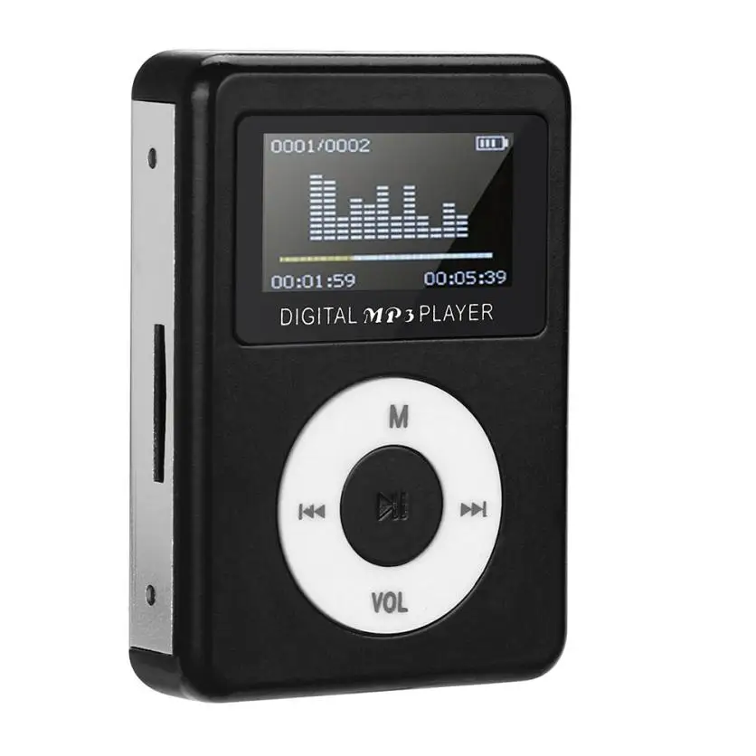 New2018 стиль USB мини MP3-плеер ЖК-экран Поддержка 32 ГБ Micro SD TF карта walkman MP3-плеер мини MP3 moduledrop шоппинг