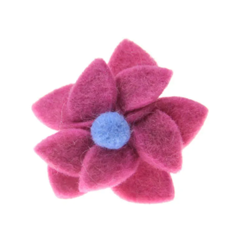Новое поступление 10 шт. ручная работа шерсть войлок цветок ремесло кнопка патч