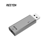 reiyin 192khz 24bit audio adapter portable dac add optical port to pc ps4 game device