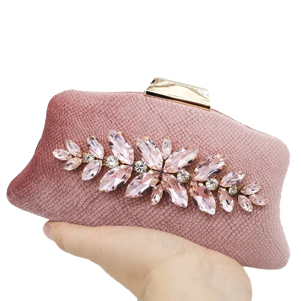 Boutique De FGG Блестящий женский клатч с кристаллами, вечерние сумки для невесты, вечерние кошельки и сумочки для свадебной вечеринки, Сумка с бриллиантами