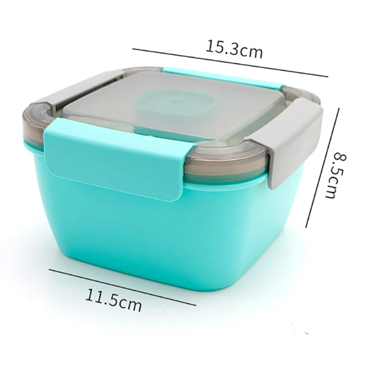 Двухслойный Ланч бокс MICCK портативный контейнер для хранения пищи с маленькой