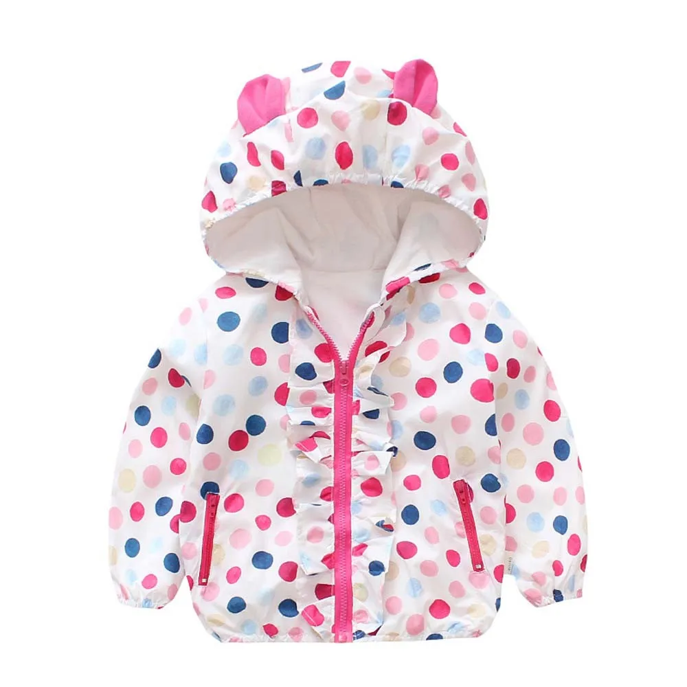 Newborn Baby Girls Cotton Long Sleeves Character Hooded Zipper Jackets Coat Kids Outwear Clothing clothes | Мать и ребенок
