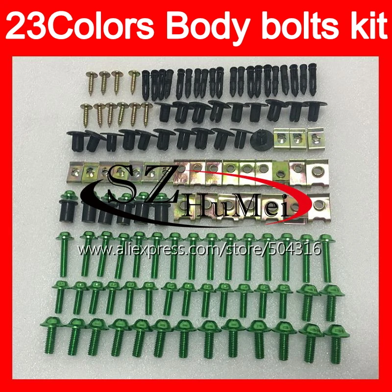 

Fairing bolts full screw kit For YAMAHA FZR400 89 90 FZR400R FZR400 R FZR 400R FZR 400 R 1989 1990 Windscreen bolt screws Nuts