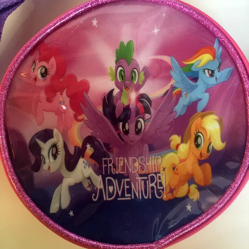 1 шт. круглая сумка на плечо с рисунком пони милые школьные ранцы для мальчиков и