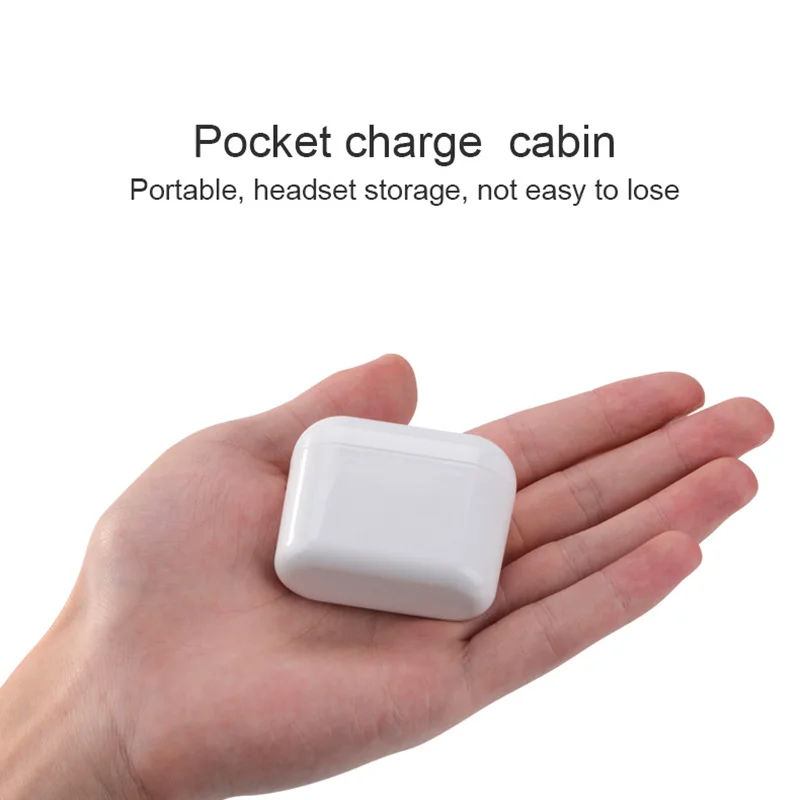 Новые невидимые беспроводные Bluetooth наушники, мини Bluetooth гарнитура, Беспроводная для телефона с 700 мАч зарядным устройством, портативная