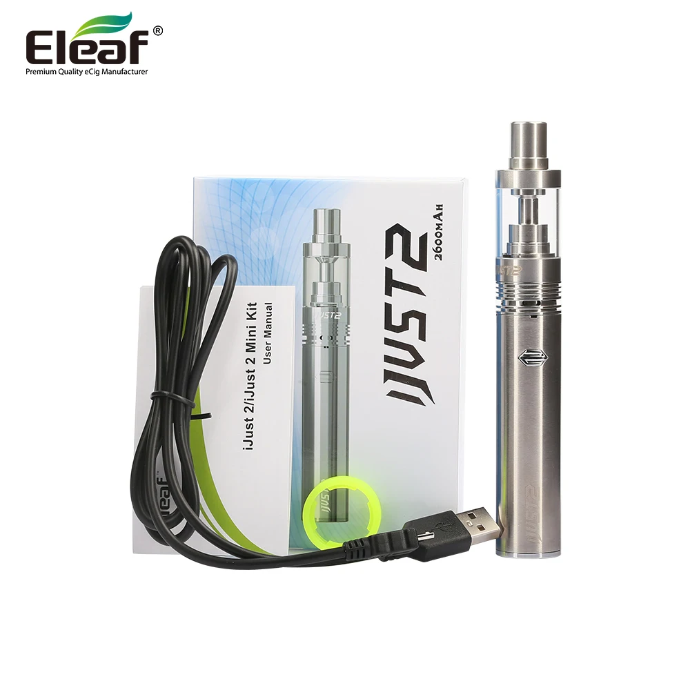 Электронная сигарета Вейп Оригинал набора eleaf ijust2 5.5мл Аккумулятор i just2 2600mAh 30W 80W