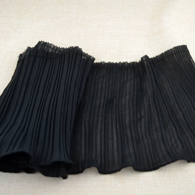 3 ярда/партия плиссированная шифоновая оплетка с оборками на подоле 11 32 см|white