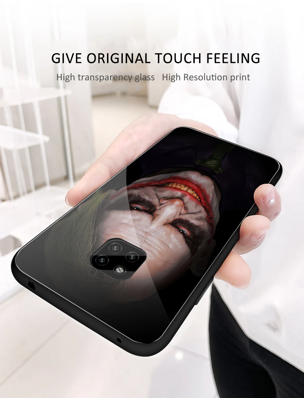 Case for Huawei honor play Glass back honor 10 lite the joker case for Huawei honor 8x max 9 10 20 20i v9 v10 v20 play note 10