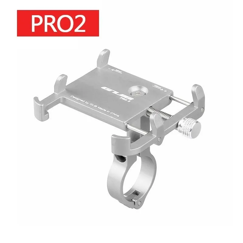 PRO2 Titanium GUB G-81 G-85 G-88 G-99 PRO1 PRO2 Алюминий велосипедный держатель для телефона для 3,5-6,2 дюймовый смартфон Поддержка gps держатель для телефона на велосипед крепление - Цвет: PRO2 Titanium
