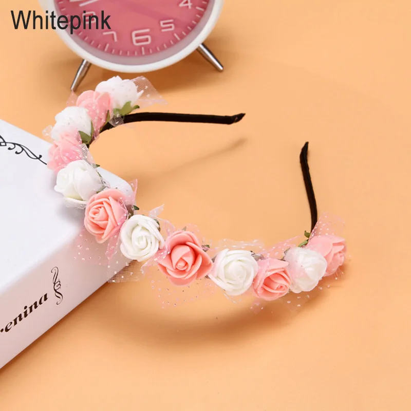 Sweet Candy Color Children Foam Flower Headbands Wreath Flowers Crown Headpiece Hair Accessories CX17 | Украшения и аксессуары