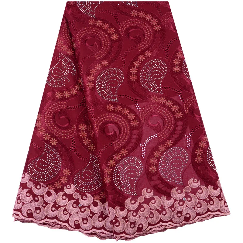 Африканские кружева ткань вышитая швейцарская вуаль кружево хлопковая