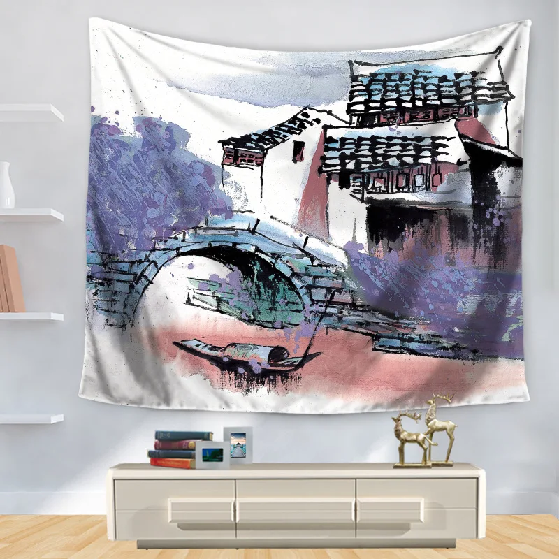 Домашний Декоративный Настенный Ковер гобелен 130x150 см прямоугольное покрывало