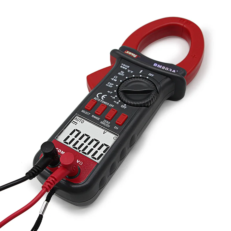 SZBJ BM803A+ AC-DC 1000A Цифровой мультиметр зажим AC/DC ток 1000A конденсатор Частота Температура 1000