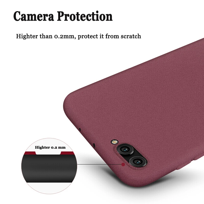 I-SHEETA For Xiaomi Mi A1 A2 Shockproof Hybrid Silm Sandstone matte Soft TPU Silicone Back Case Capa Coque |