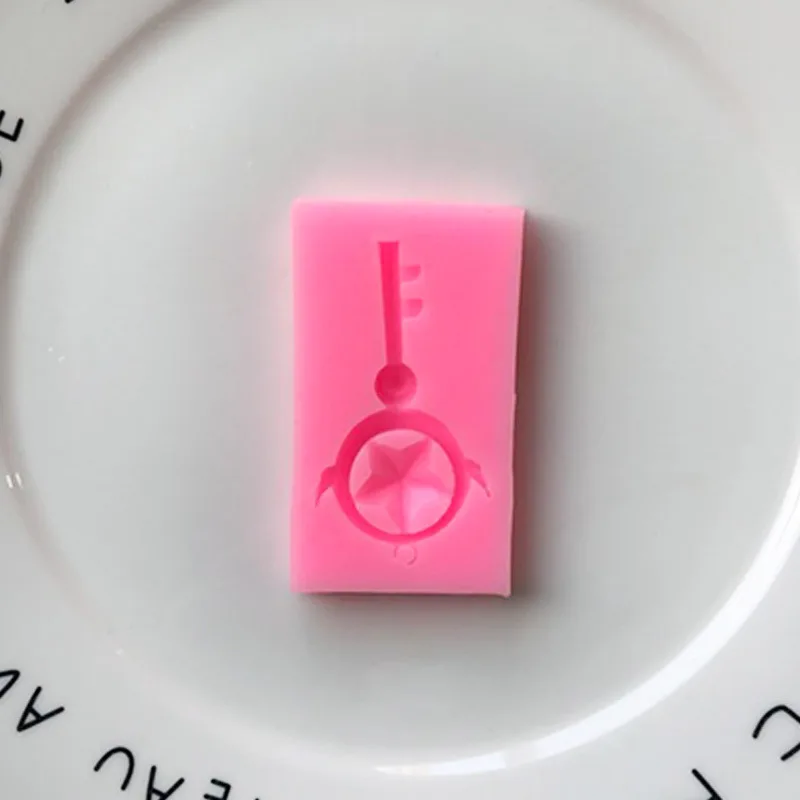 Magic key Silicone cake mold Fondant Chocolate Party decoration tools | Дом и сад