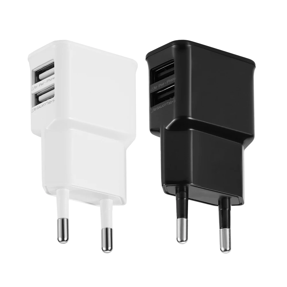 Robotsky, зарядное устройство для путешествий, 5 В, 2 А, два порта, USB, AC, настенное зарядное устройство, адаптер, ЕС, США, вилка для iPhone, samsung, смартфонов, планшетов, ПК