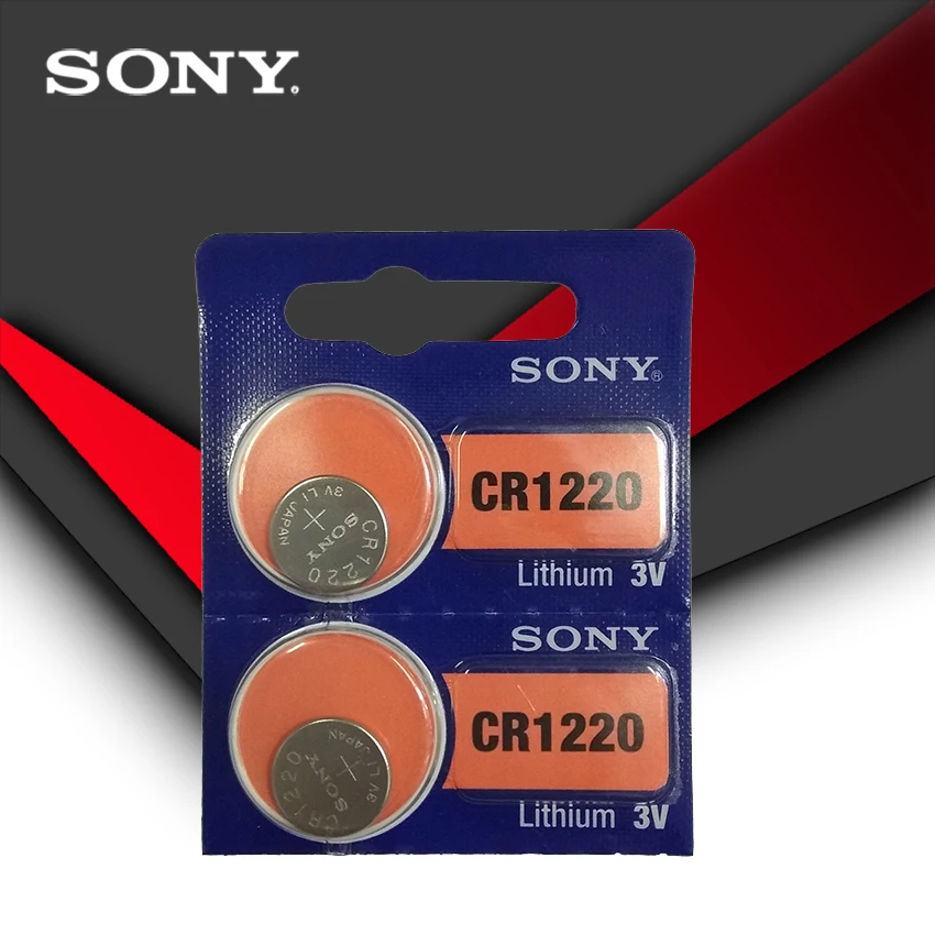 5 шт./лот sony CR1220 кнопочный Аккумулятор для часов автомобиля дистанционный ключ cr 1220 ECR1220 GPCR1220 3v литиевая батарея