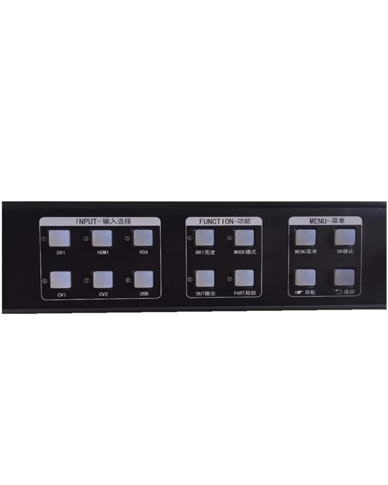 2048x1152 или 2304x 816 в горошек 1 отправка карты+ KYSATR KS600 светодиодный DVI/HDMI/USB аудио 5 домкрат-канальный аудио для синхронного светодиодный видео процессор