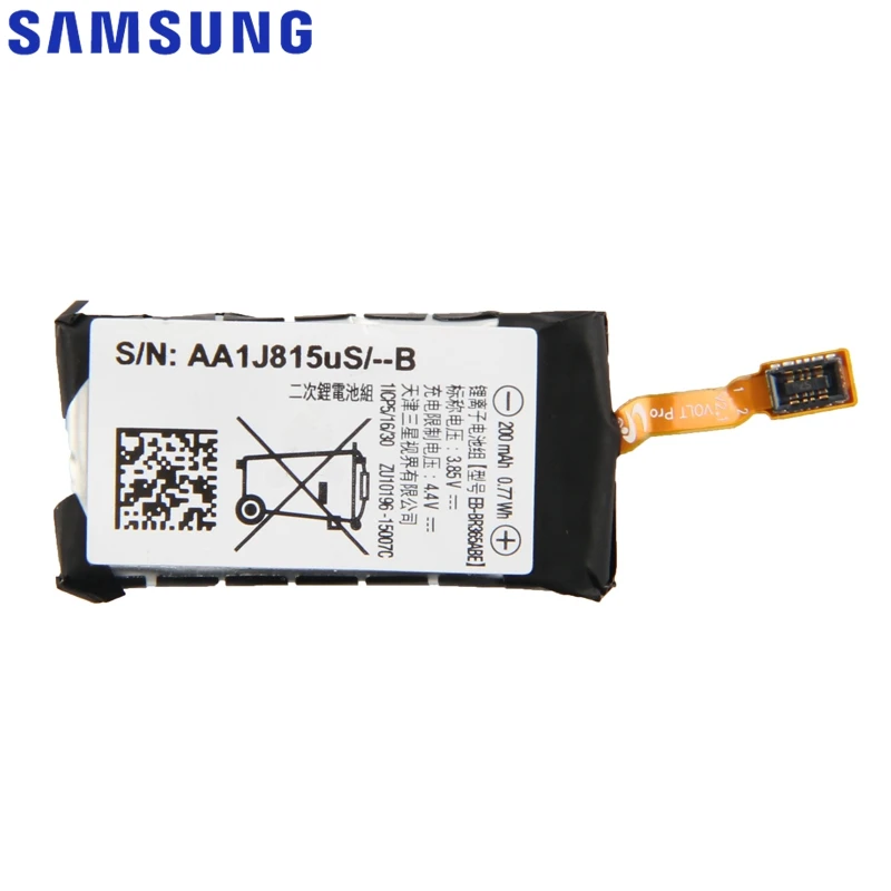 Оригинальная запасная аккумуляторная батарея для Samsung Gear Fit 2 Pro R365 EB BR365ABE 200 мАч с
