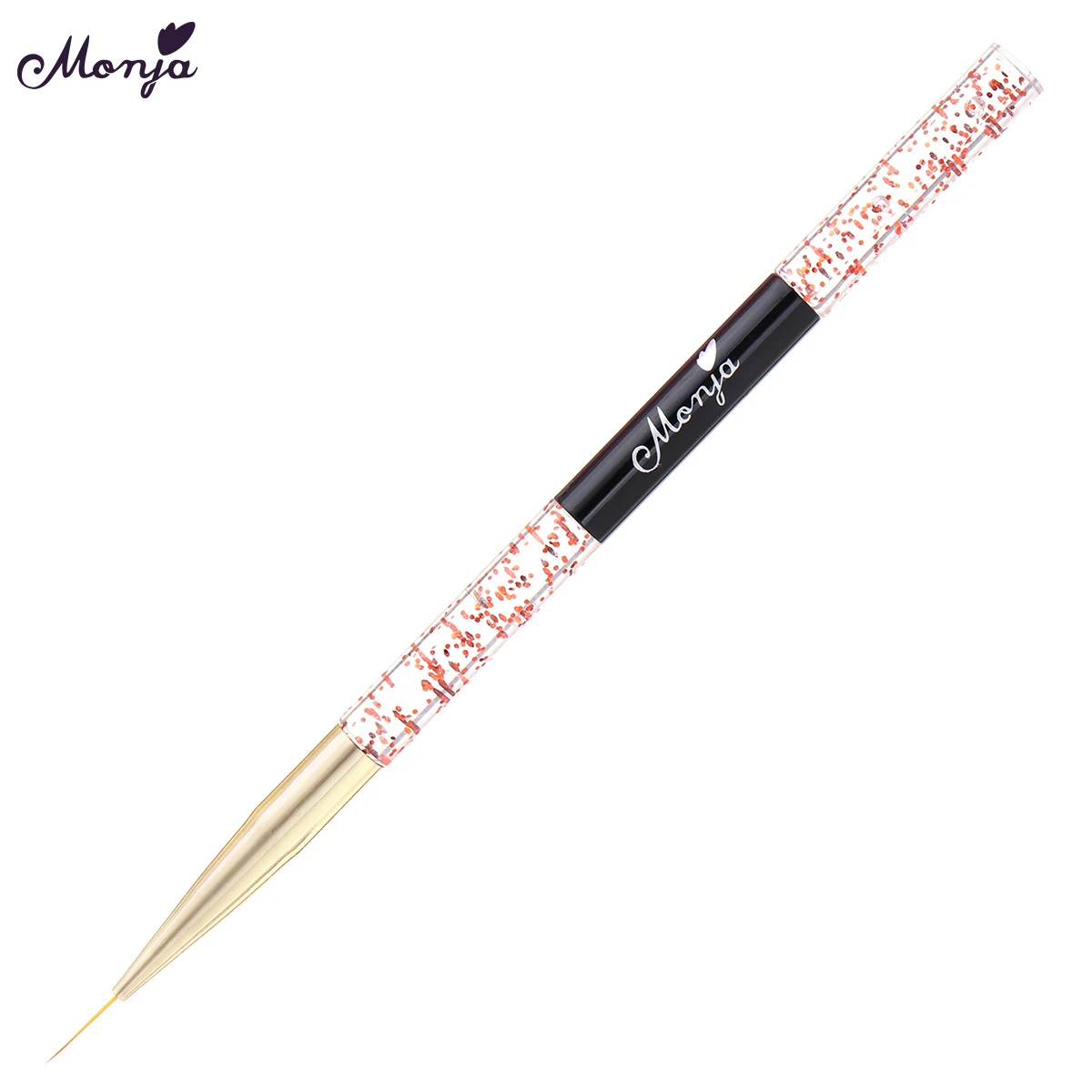 Monja 7/9/11 мм Nail Art французский полоски линии вкладыш картины кисти цветок изображение типа сделай себе сам дизайн чертежная ручка Маникюрный Инструмент