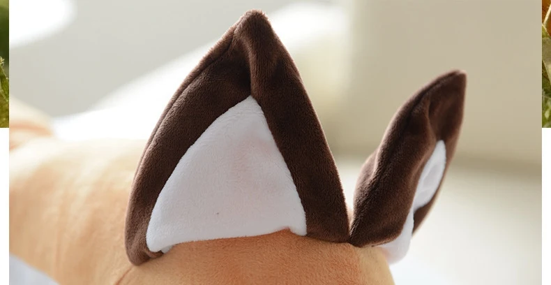 1 шт. 80 см плюшевые куклы лиса мультфильм мягкие животные обучающие игрушки для