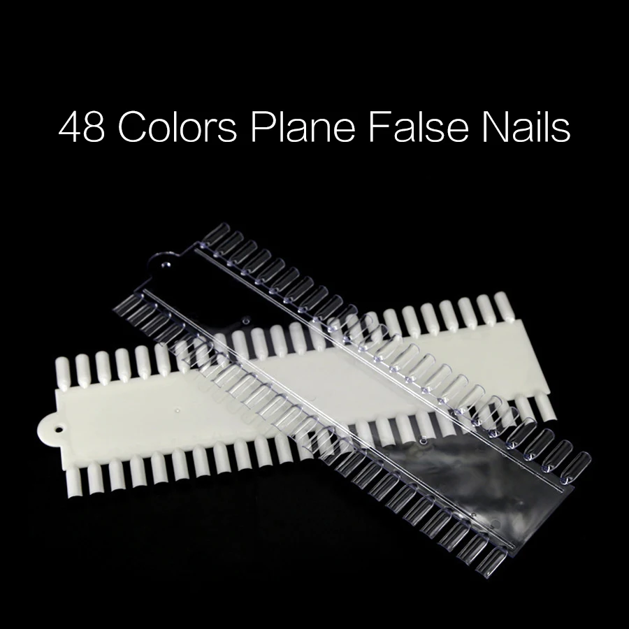 48 Цвета искусственная Ongles ногтей Дисплей uv гель для ногтей Цвет карта паллет поддельные Гвозди искусственный Гвозди Советы Маникюр Инструменты