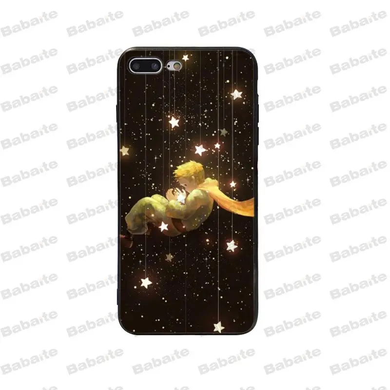 Мягкий резиновый чехол для телефона Babaite The little prince and the fox Apple iPhone5 5S SE 6 6S 7 8 Plus X XS MAX
