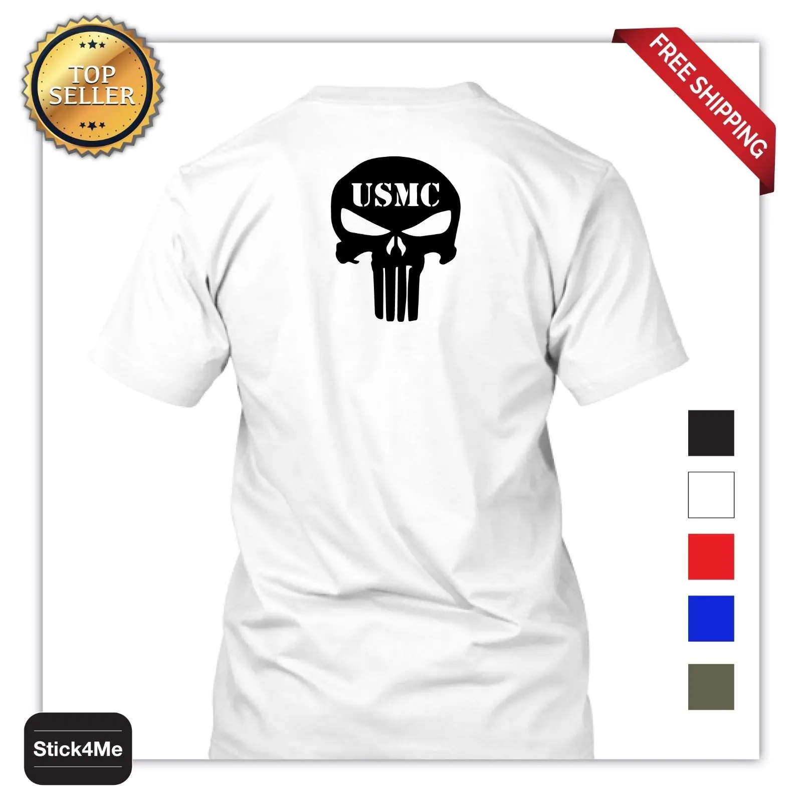 Бесплатная доставка летняя модная новая армейская Футболка USMC 100% хлопок Ранняя