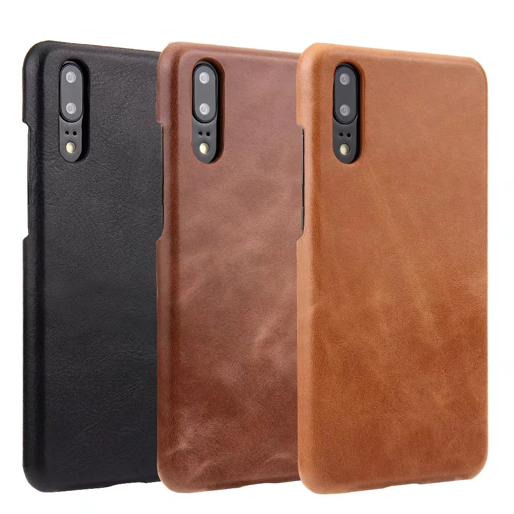 Ультратонкий чехол из натуральной кожи для huawei P30|Бамперы| |