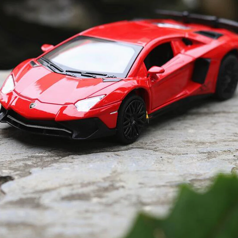 1:32 LP740 литой автомобиль Lambo металлический сплав Игрушечная модель автомобиля