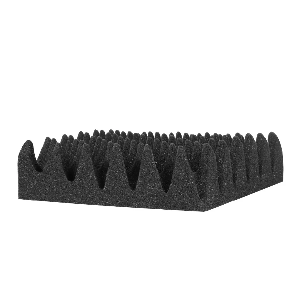 Neewer 4 упаковки огнеупорные волны звукоизоляция хлопок 2," X 12" X 1" Акустические панели пены для дома и студии звук Пены Клин