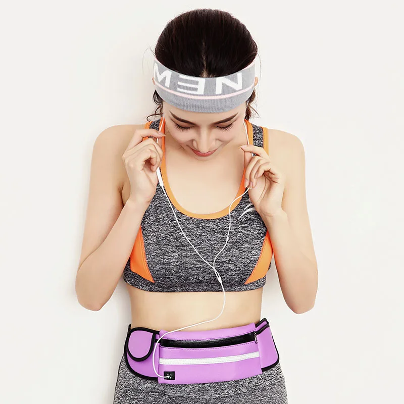 Женская спортивная поясная сумка для девушек модная мобильного телефона с