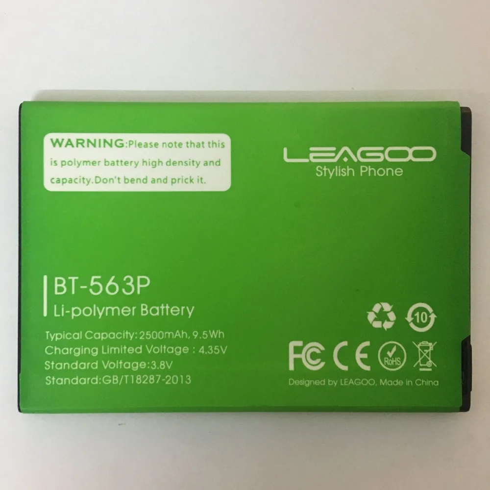 Leagoo M5 PLUS батарея высокого качества Оригинал 2500 мАч BT-563P запасная Замена для BT563P