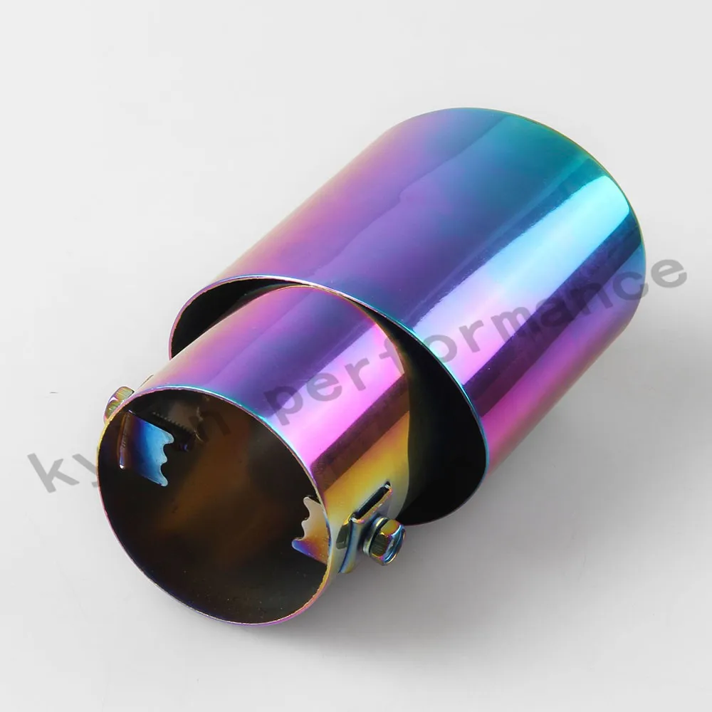 2 5 дюймов глушитель из нержавеющей стали для автомобиля наконечник трубы