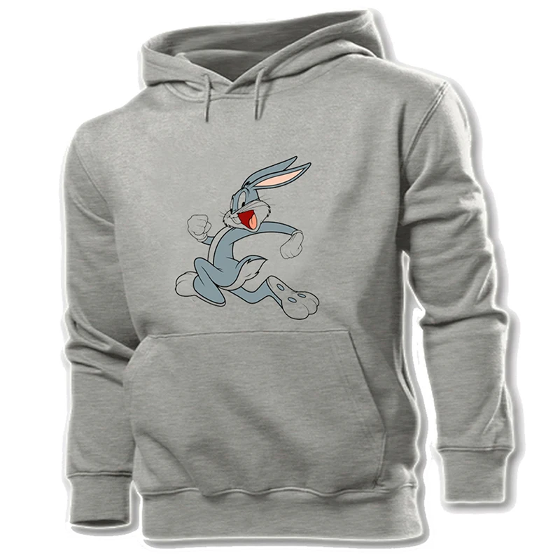 Забавная мультяшная птичка Твити, милый кролик баг и Черный кот Looney Tunes, Женская толстовка с капюшоном, пуловер с капюшоном - Цвет: YeWM1184G