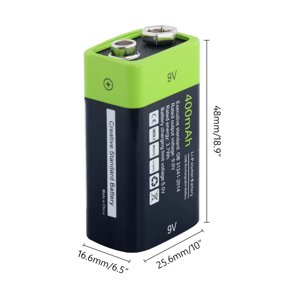 USB перезаряжаемая батарея 400mAh 9V микро зарядное устройство кабель набор для игрушек удаленные аккумуляторы с контроллером литий-полимерная батарея