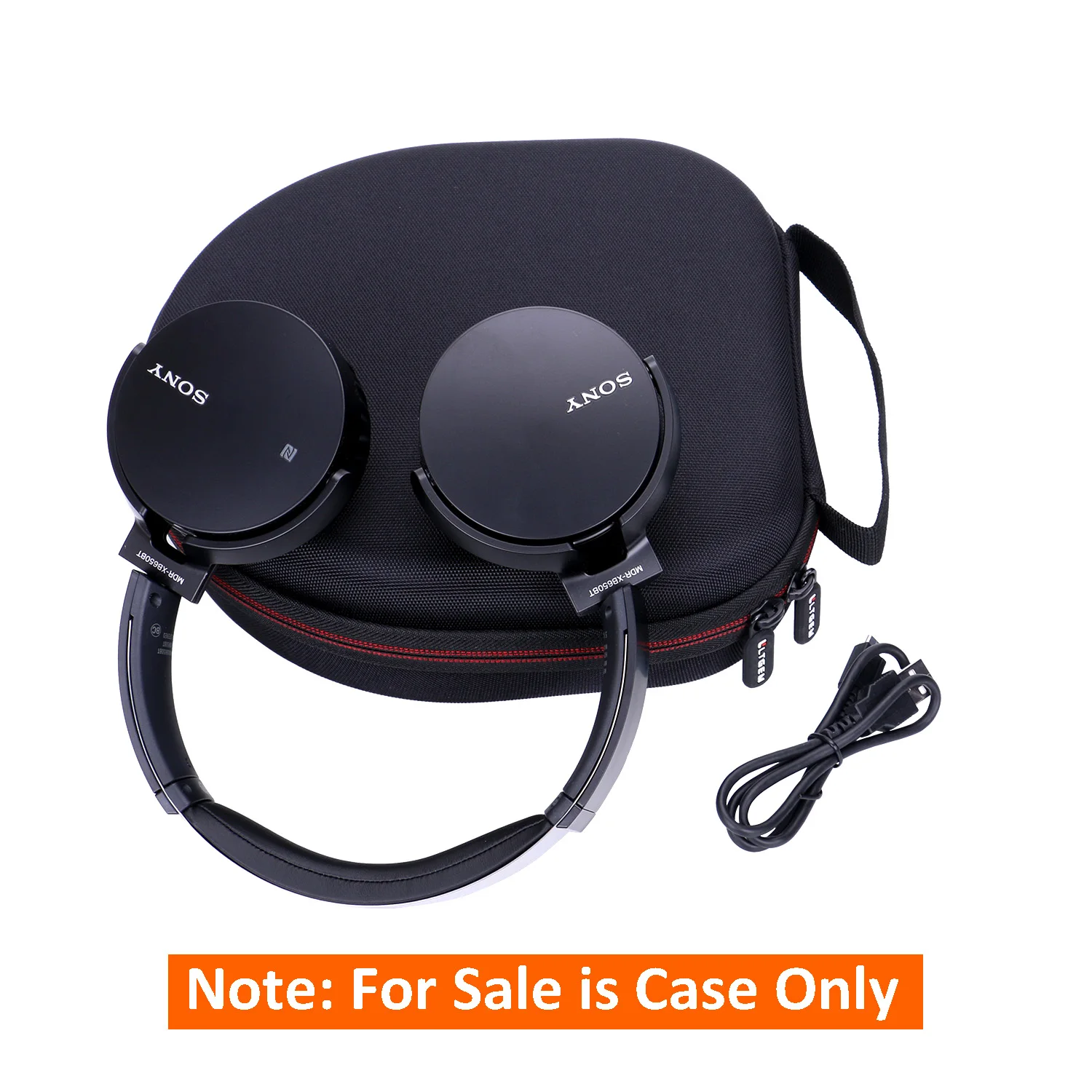 LTGEM EVA Hard Case for Sony MDRXB650BT/B Extra Bass Bluetooth Headphones- Travel Protective Carrying Storage Bag