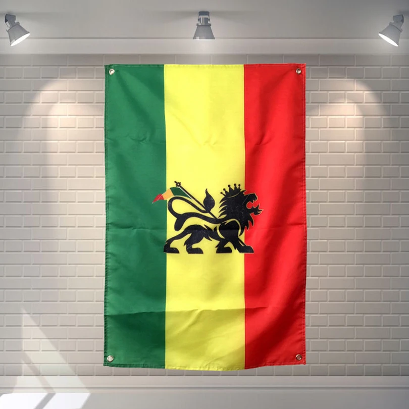 Японский регги тяжелая металлическая музыкальная ткань флаг баннеры бар Бильярд