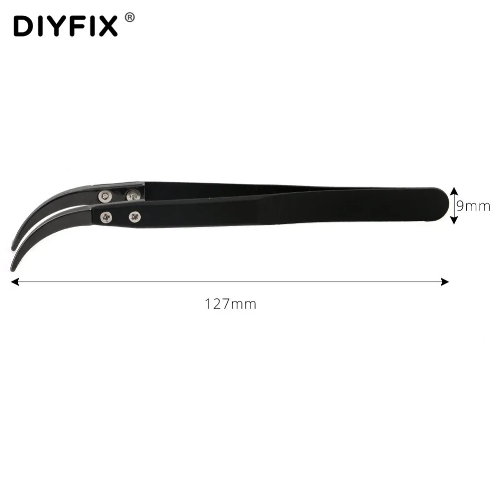 DIYFIX керамические щипцы антистатические ESD пинцеты для электронных сигарет с