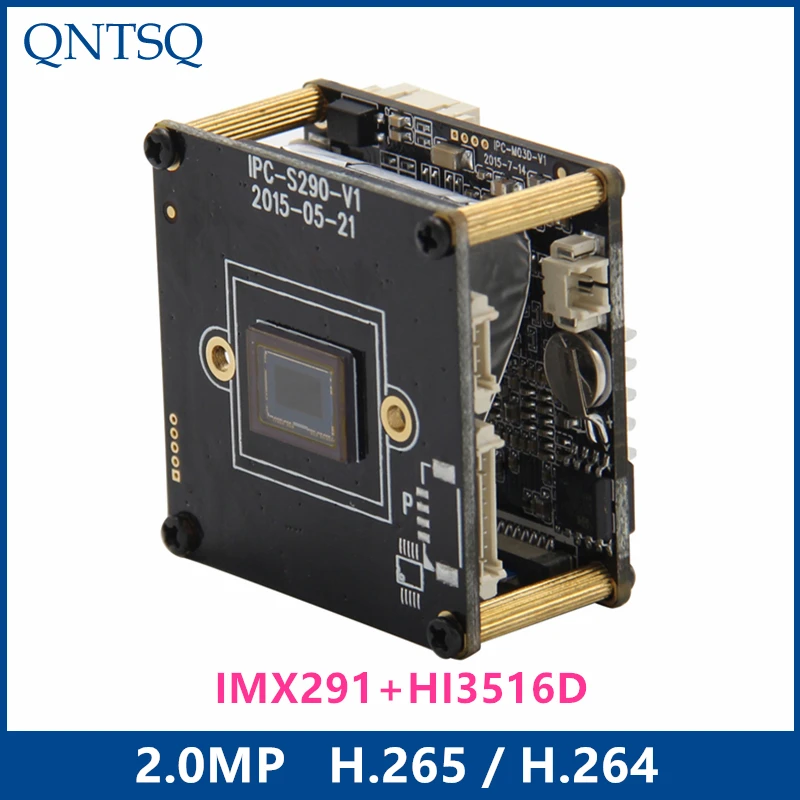 Ip камера Sony H.265/H.264 2 0 мегапиксельная ip модуль CMOS камеры IMX291/IMX + HI3516D Pitch 22 мм IP PCB