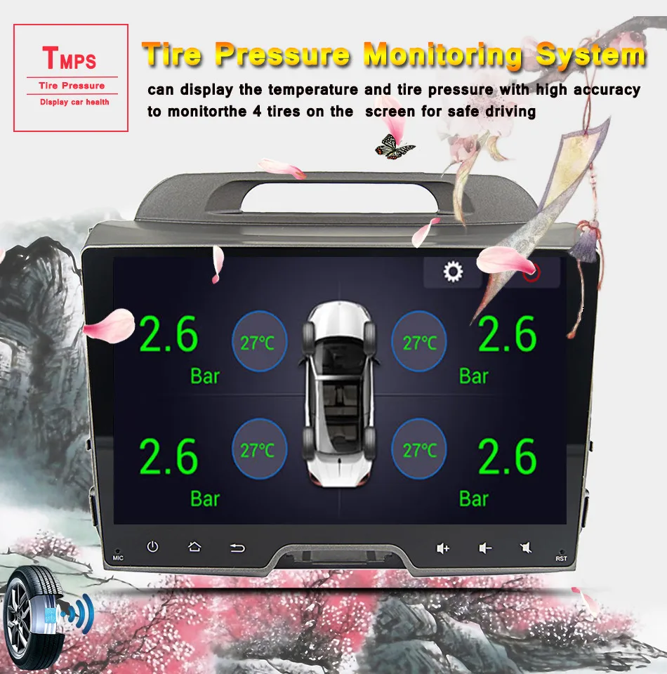 2 Din радио 10,1 дюймов Android 9,0 автомобильный dvd-плеер для Kia Sportage серии 3 2010 2011 2012 2013 Авто головные уборы карта