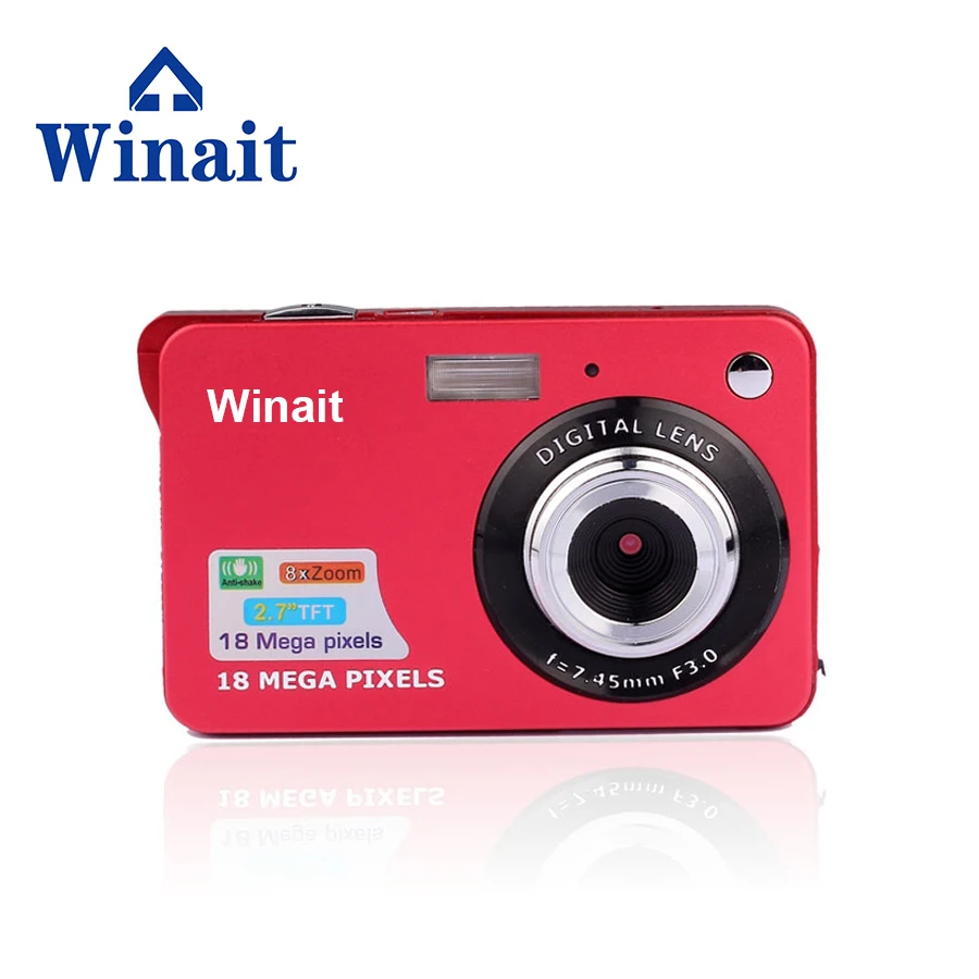 

Winait 2017 hot sale DC-530I digital camera with Face Detection,Smile Capture,Continue Shot,2.7'' TFT display