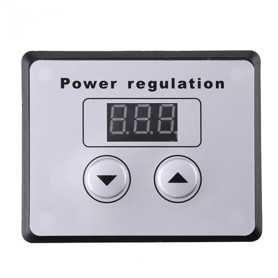 AC 220V 10000W Контроллер SCR цифровой Напряжение регулятор Скорость контроль диммер
