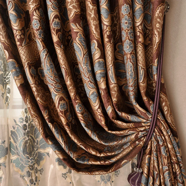 Новое поступление роскошный занавес вуаль и ткань высокое качество мода
