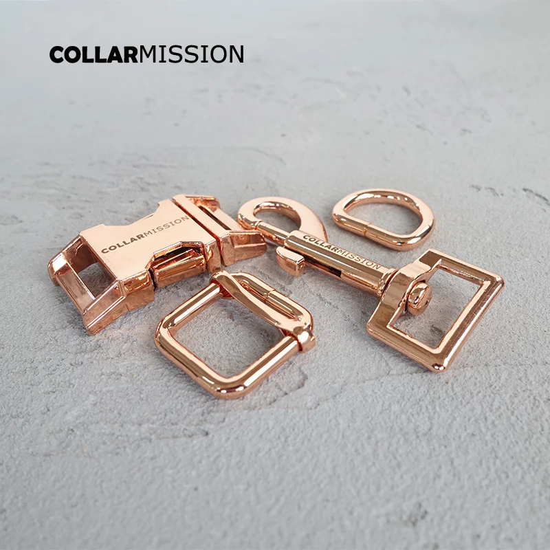 

50sets/lot 20mm engraved buckle laser engraving service customize LOGO (metal buckle+adjust buckle+D ring+metal dog clasp/set)