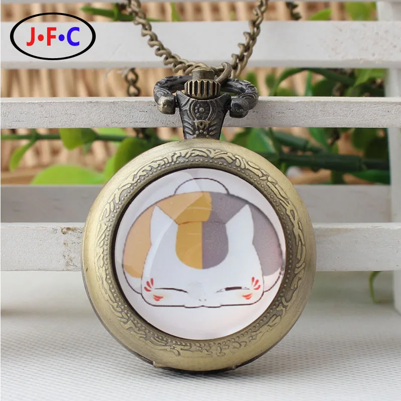 Classic animation &quotsummer eye friends account&quot quartz watch high school clamshell digital pocket | Наручные часы