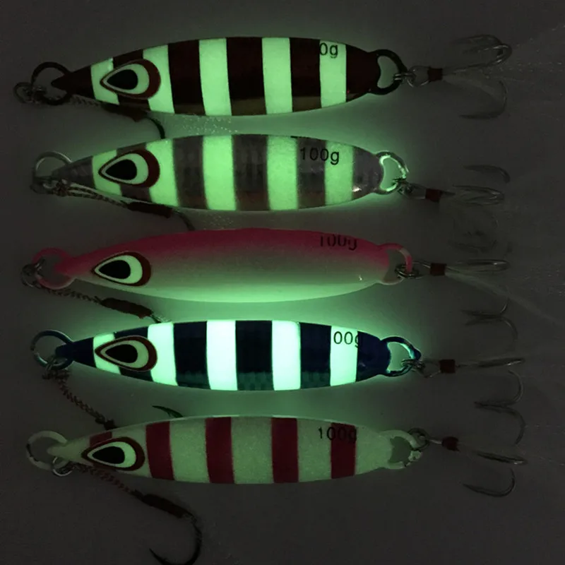 Ufishing светящаяся приманка для джиггинга рыболовная 100 г морская Pesca Long Shot Peche Leurre 1