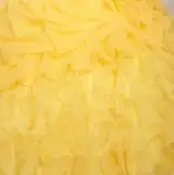 yellow Реальные изображения Пышное Платье для 15 лет органза гофрированное розовое зеленое Дешевое Вечернее Платье милое платье с камнями - Цвет: yellow