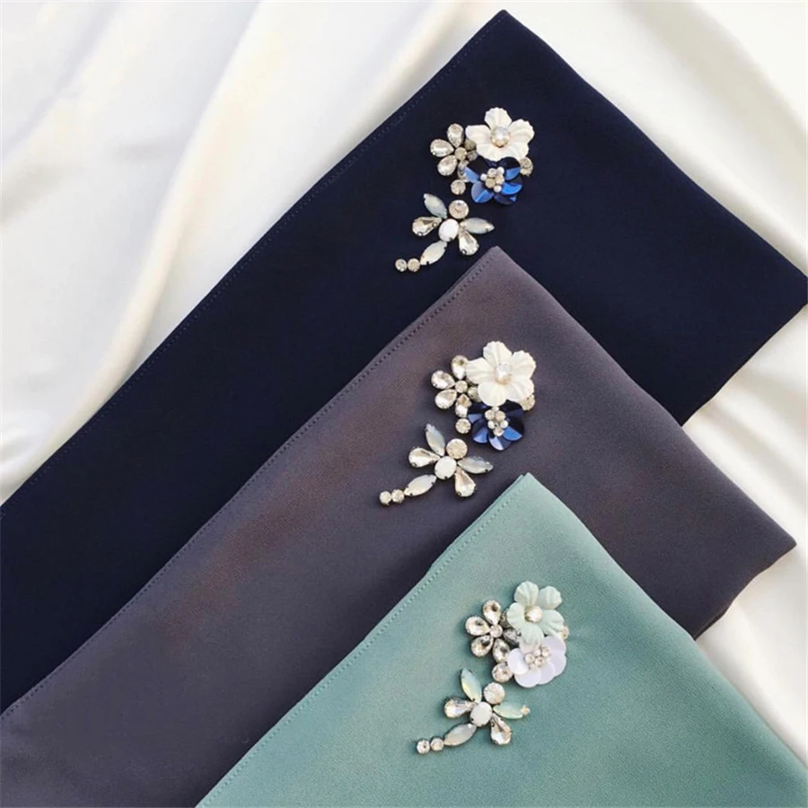 Женский шарф с вышивкой из стразов и конопли капюшоном модная женская шапка